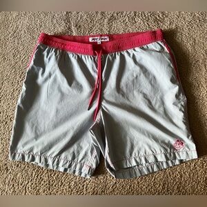 Mr. Swim Men’s size XL Gray Mesh Lined Swimsuit Trunks Board Shorts